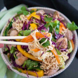 Chicken Ramen Noodle Salad – Gluten Free