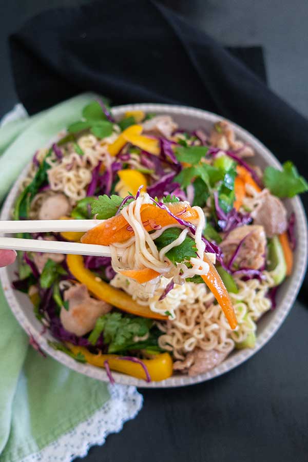 Chicken Ramen Noodle Salad – Gluten Free
