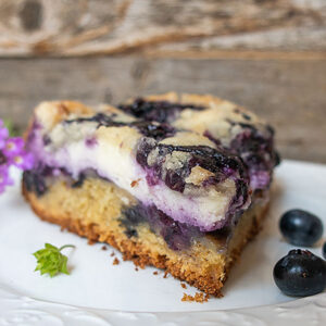 Gluten-Free Blueberry Cream Cheese Coffee Cake