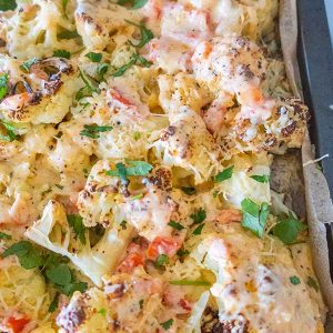 Roasted Cauliflower Parmesan – Keto