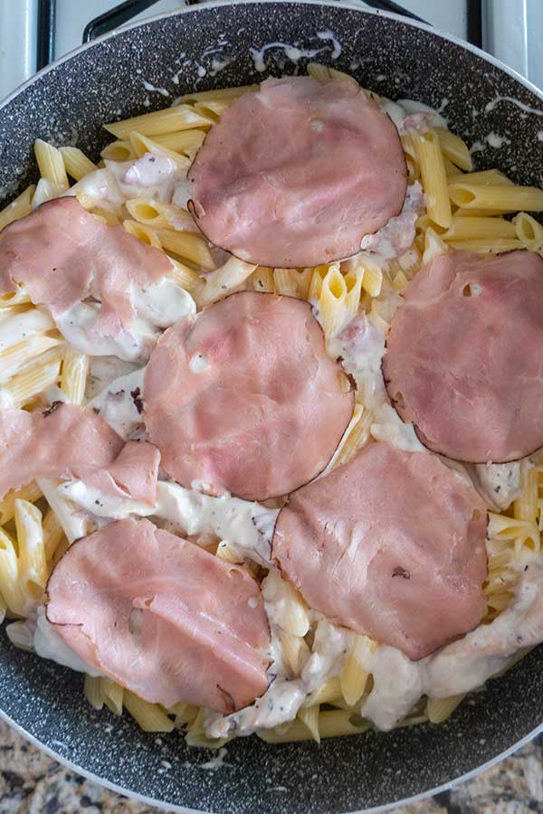 chicken cordon bleu pasta, gluten free