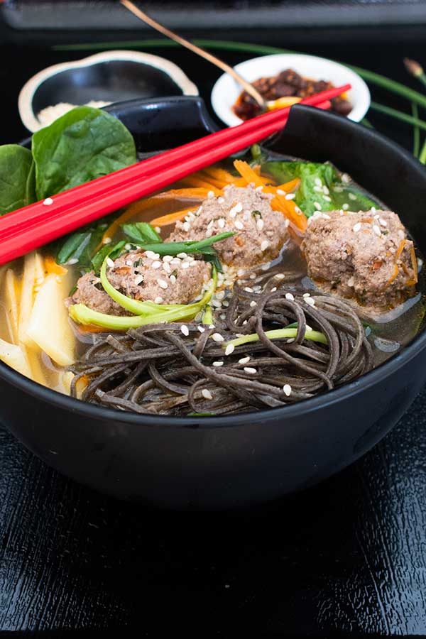 miso noodle soup, gluten free