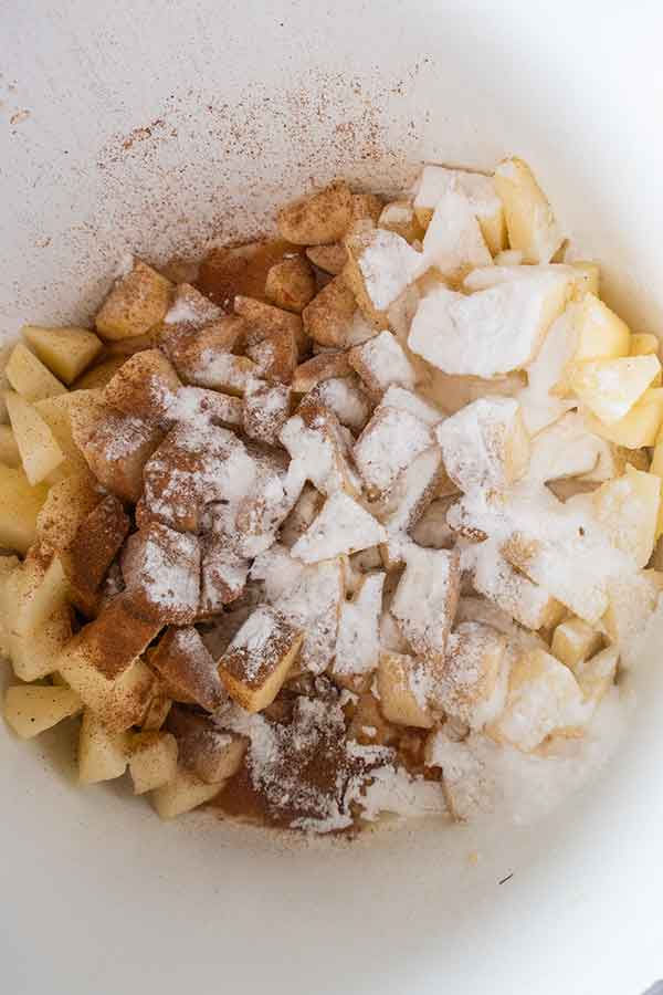 Apple Pie Squares with Almond Butter Caramel Gluten Free Only