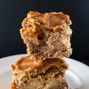 Apple Pie Squares with Almond Butter Caramel – Gluten Free