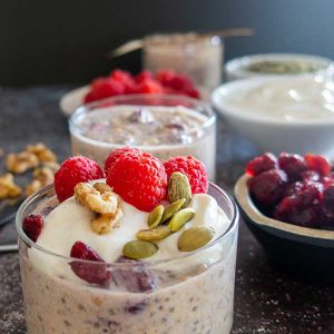 Cranberry Walnut Overnight Oats