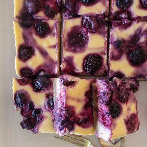 Grain-Free Berry Cheesecake Bars