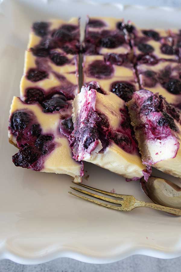 Grain-Free Berry Cheesecake Bars