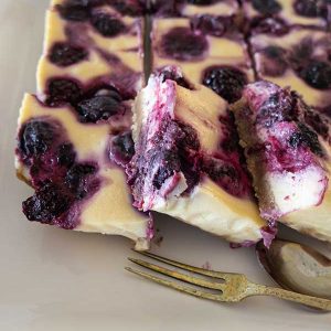 Grain-Free Berry Cheesecake Bars