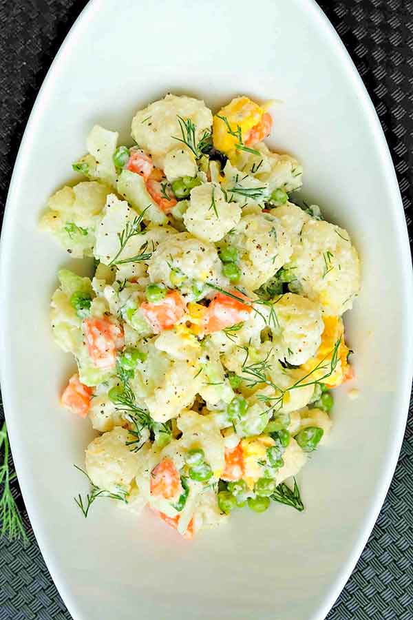 cauliflower summer salad