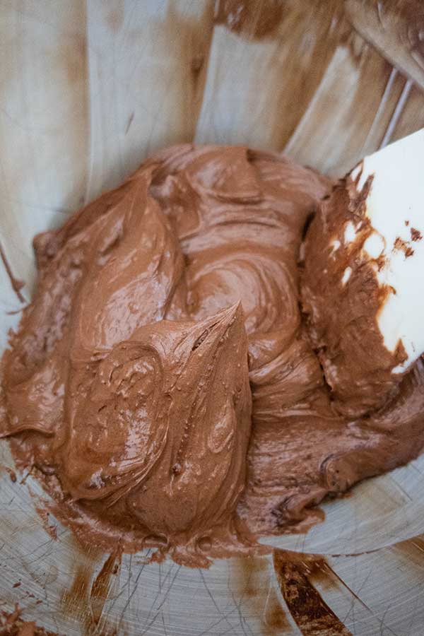 fudgy chocolate cream cookie batter