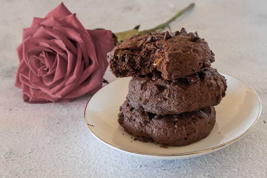 fudgy brownie cookies, gluten-free