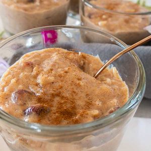 Indian Spiced Creamy Rice Pudding, Dairy Free