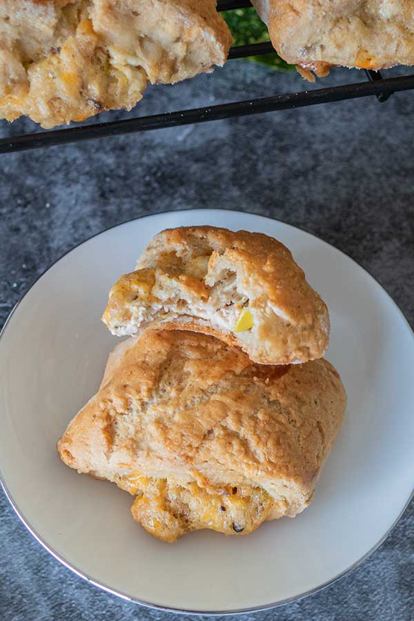 buffalo chicken biscuits, gluten-free