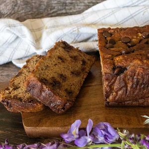Gluten-Free Coconut Flour Banana Bread With Chocolate Chips