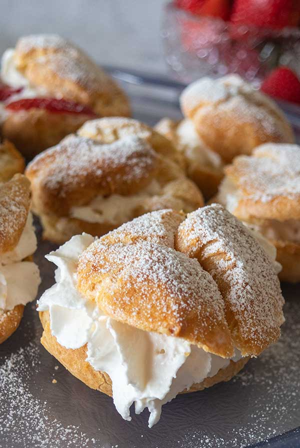 gluten-free cream puffs