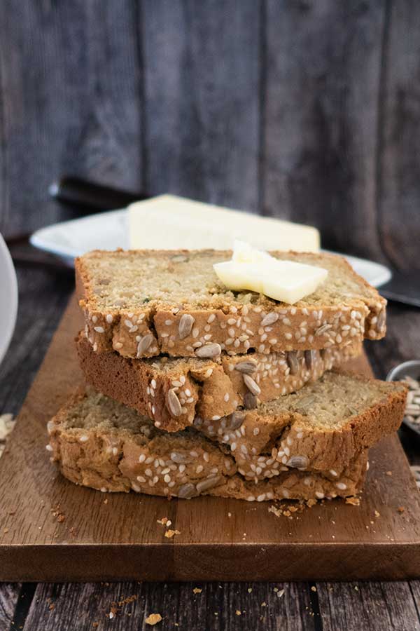 oat flour bread, gluten-free