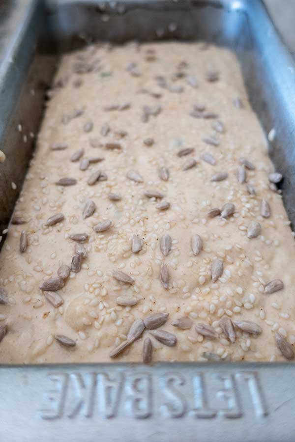 oat flour bread dough