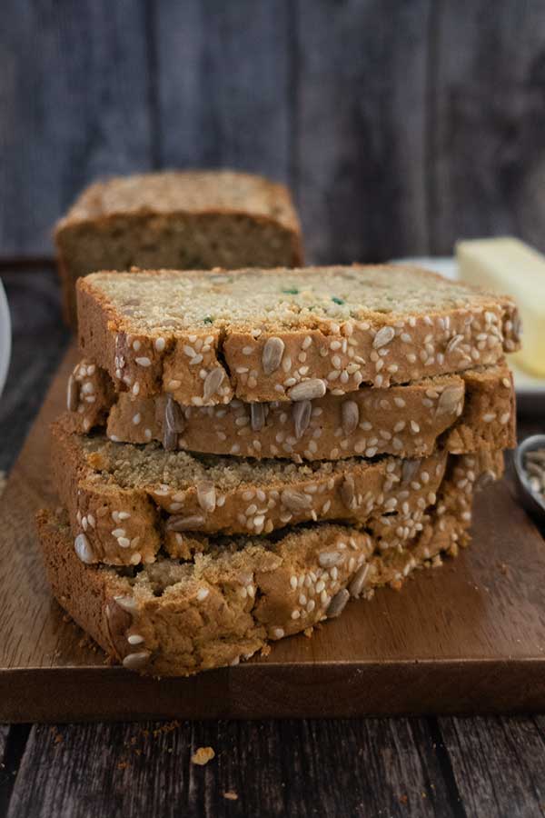 Gluten-Free Multi-Seed Oat Flour Bread