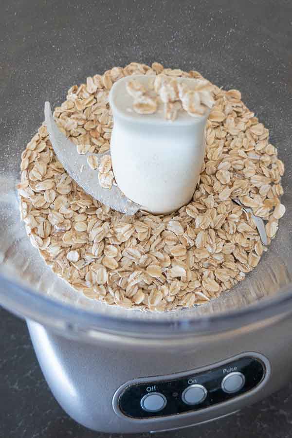 oats in a food processor