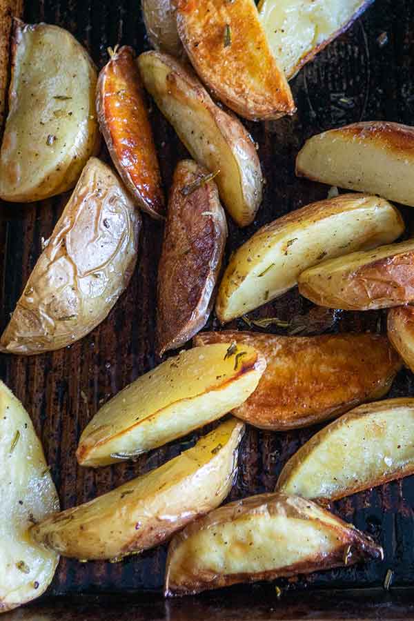 roasted Greek potatoes