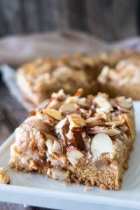 baked sliced apple pie bars, gluten-free