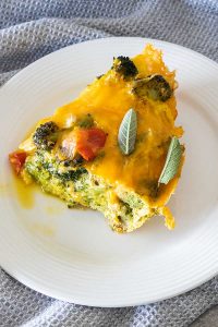 broccoli cheddar pie, keto