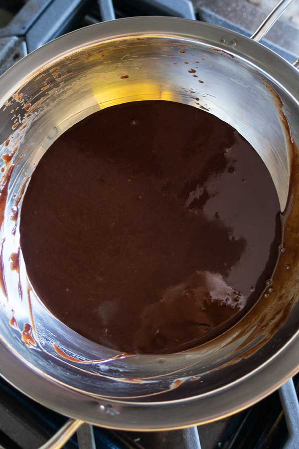 chocolate ganache glaze