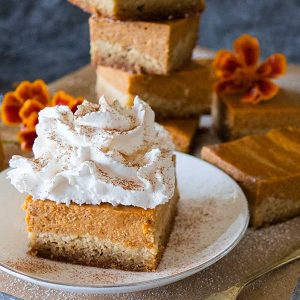 Grain-Free Pumpkin Pie Bars