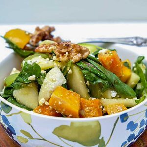 Roasted Butternut Squash Salad with Orange Vinaigrette