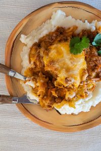 cheesy cabbage chorizo casserole