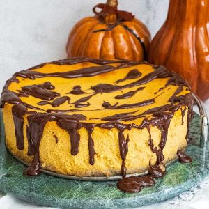 Gluten-Free Baked Pumpkin Mousse Cake
