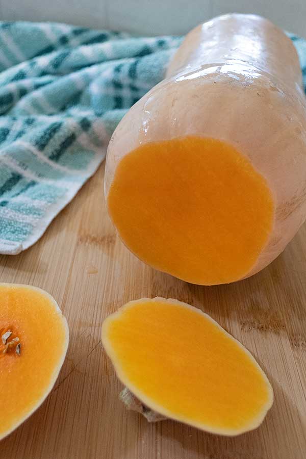 sliced butternut squash