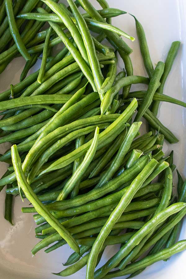 fresh French green beans