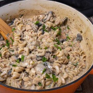 One-Pot Leftover Turkey Stroganoff – Gluten Free