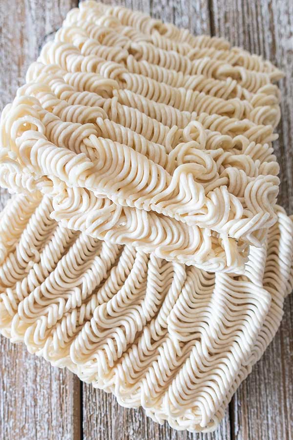 2 squares dry gluten-free ramen noodles