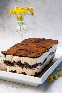 brownie ice cream lasagna, gluten free