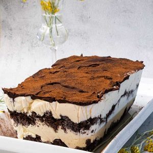 Brownie Ice Cream Lasagna – Gluten free