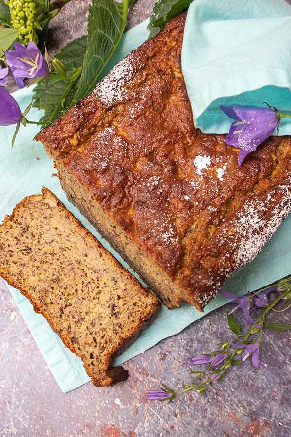 One Bowl Zucchini Banana Flax Bread – Gluten Free