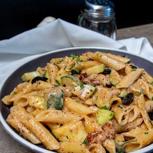 30 Minute Tuscan Pasta With Zucchini – Gluten Free