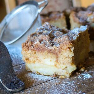 Vegan Apple Streusel Cake – Gluten Free