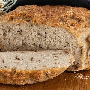 Dutch Oven Caraway Bread – Gluten Free