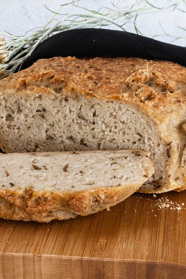 Dutch Oven Caraway Rye Bread Recipe