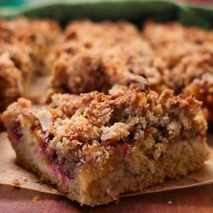 Plum & Almond Crumble Snacking Cake – Gluten Free