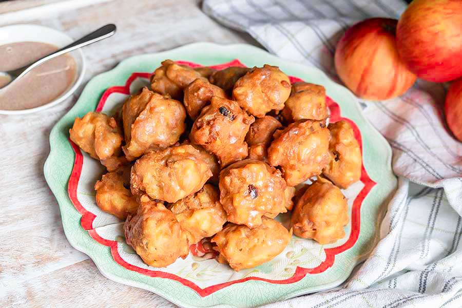 apple fritters, easy recipe