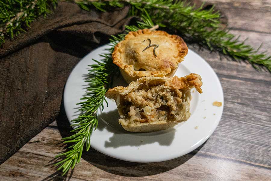 appetizer size mini tourtiere