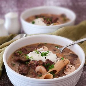 Beef Stroganoff Soup – Gluten Free