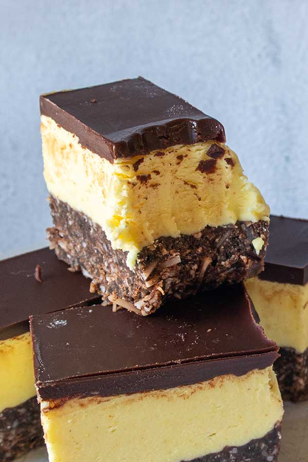 stacked nanaimo bars