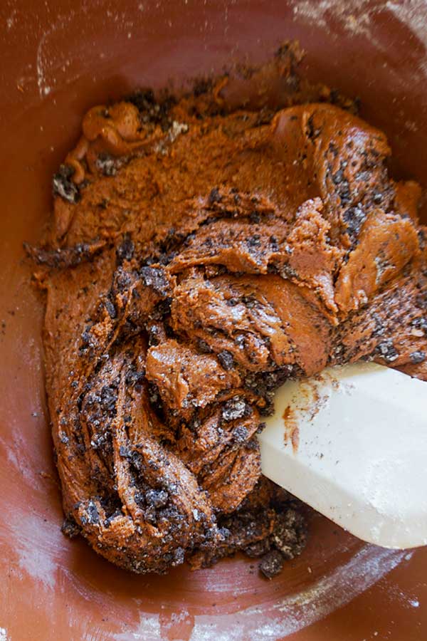 crumbl cookie dough in a bowl