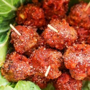 Gluten Free Baked Meatballs