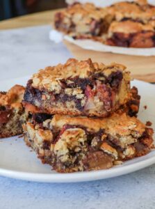 gluten free breakfast bar with oats and fruit